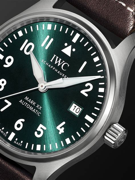 iwc schaffhausen green|IWC pilot mark xx green.